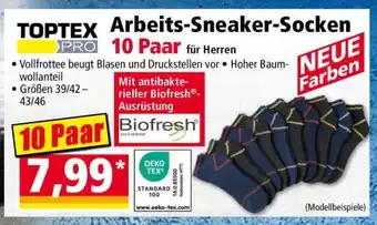 Norma Arbeits-Sneaker-Socken Angebot