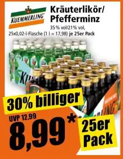 Norma Kräuterlikör/Pfefferminz Angebot