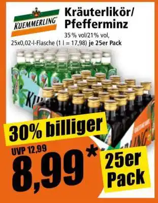 Norma Kräuterlikör/Pfefferminz Angebot
