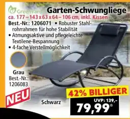 Norma Garten-Schwungliege Angebot