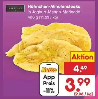 Netto Marken-Discount Hähnchen-Minutensteaks Angebot