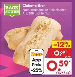 Netto Marken-Discount Ciabatta-Brot Angebot
