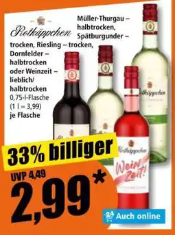 Norma Rotkäppchen Angebot