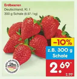 Netto Marken-Discount Erdbeeren Angebot