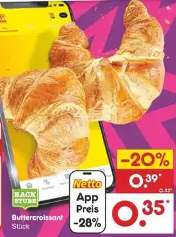 Netto Marken-Discount Buttercroissant Angebot