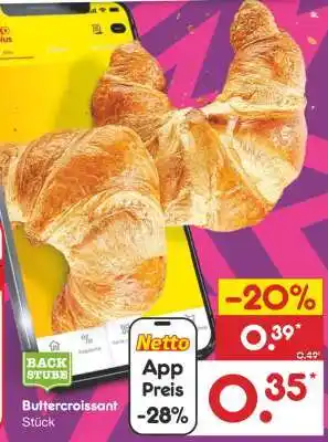 Netto Marken-Discount Buttercroissant Angebot