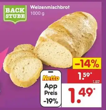 Netto Marken-Discount Weizenmischbrot Angebot