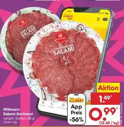 Netto Marken-Discount Wiltmann Salami-Sortiment Angebot