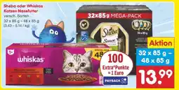 Netto Marken-Discount Sheba oder Whiskas Katzen Nassfutter Angebot
