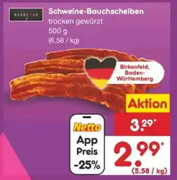 Netto Marken-Discount Schweine-Bauchscheiben Angebot