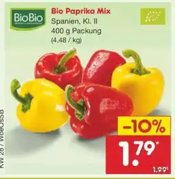 Netto Marken-Discount Bio-Paprika-Mix Angebot