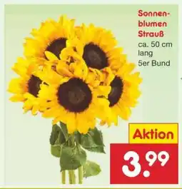 Netto Marken-Discount Sonnenblumen Strauß Angebot