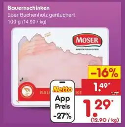 Netto Marken-Discount Bauernschinken Angebot