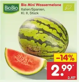 Netto Marken-Discount Bio-Mini- Wassermelone Angebot