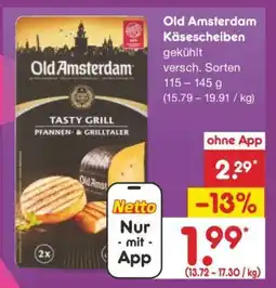 Netto Marken-Discount Old Amsterdam Käsescheiben Angebot