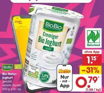 Netto Marken-Discount Bio-Naturjoghurt Angebot