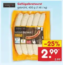 Netto Marken-Discount Geflügelbratwurst Angebot