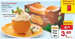Netto Marken-Discount Eis in Fruchtschale Angebot