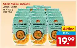 Netto Marken-Discount Albhof Nudeln, glutenfrei Angebot