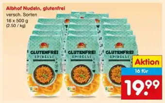 Netto Marken-Discount Albhof Nudeln, glutenfrei Angebot