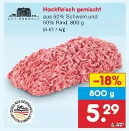 Netto Marken-Discount Hackfleisch gemischt Angebot