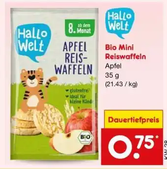 Netto Marken-Discount Bio-Mini- Reiswaffeln Angebot