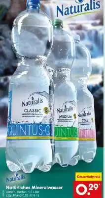 Netto Marken-Discount Natürliches Mineralwasser Angebot