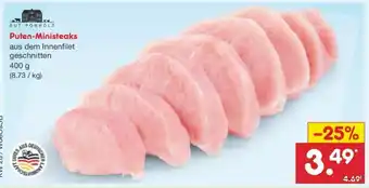 Netto Marken-Discount Puten-Ministeaks Angebot