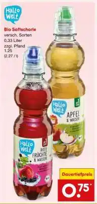 Netto Marken-Discount Bio Saftschorle Angebot