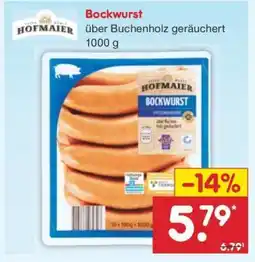 Netto Marken-Discount Bockwurst Angebot