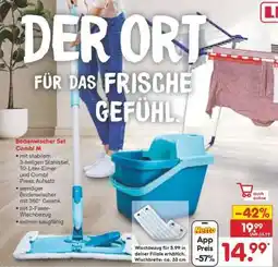 Netto Marken-Discount Bodenwischer-Set Combi M Angebot