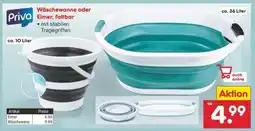 Netto Marken-Discount Wäschewanne oder Eimer, faltbar Angebot