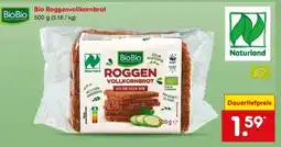 Netto Marken-Discount Bio-Roggenvollkornbrot Angebot