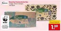 Netto Marken-Discount Recycling Taschentücher Box Angebot