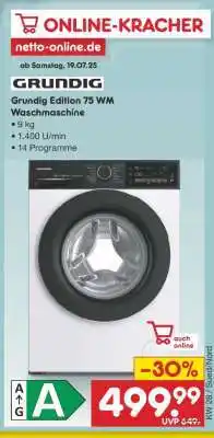 Netto Marken-Discount Grundig Edition 75 WM Angebot