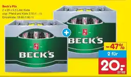 Netto Marken-Discount Beck's Pils Angebot