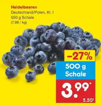 Netto Marken-Discount Heidelbeeren Angebot
