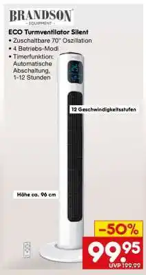 Netto Marken-Discount ECO Turmventilator Silent Angebot