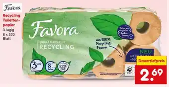 Netto Marken-Discount Recycling Toilettenpapier Angebot