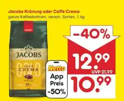 Netto Marken-Discount Jacobs Krönung oder Caffe Crema Angebot