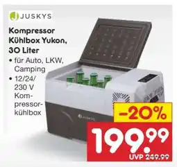 Netto Marken-Discount Kompressor Kühlbox Yukon, 30 Liter Angebot