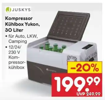 Netto Marken-Discount Kompressor Kühlbox Yukon, 30 Liter Angebot