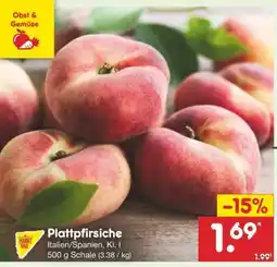 Netto Marken-Discount Plattpfirsiche Angebot