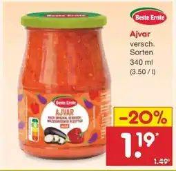 Netto Marken-Discount Ajvar Angebot