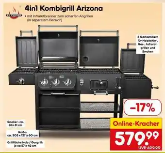 Netto Marken-Discount 4in1 Kombigrill Arizona Angebot