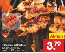 Netto Marken-Discount Hähnchen-Grillfackeln Angebot