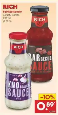 Netto Marken-Discount RICH Feinkostsaucen Angebot