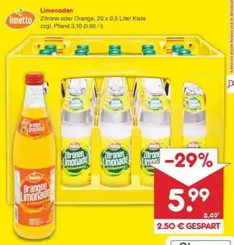 Netto Marken-Discount Limonaden Angebot