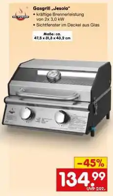 Netto Marken-Discount Gasgrill „Jesolo“ Angebot