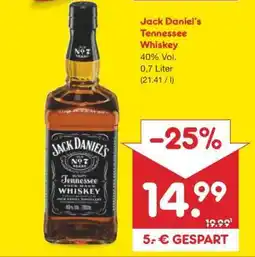 Netto Marken-Discount Jack Daniel’s Tennessee Whiskey Angebot